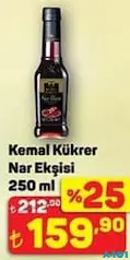 KEMAL KÜKRER NAR EKŞİSİ 250 ML KEMAL KÜKRER NAR EKŞİSİ 250 ML